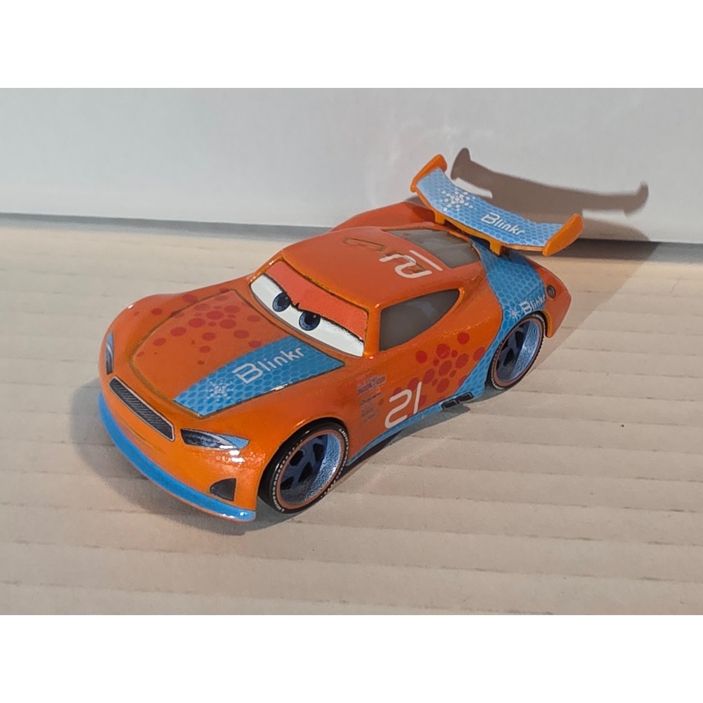 Mattel Disney Pixar Cars Diecast 1:55 Orange Fair Ryan Inside Laney Blinkr #21